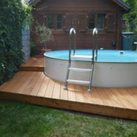 Sibirische Lärche Terrasse in Hohen Neuendorf